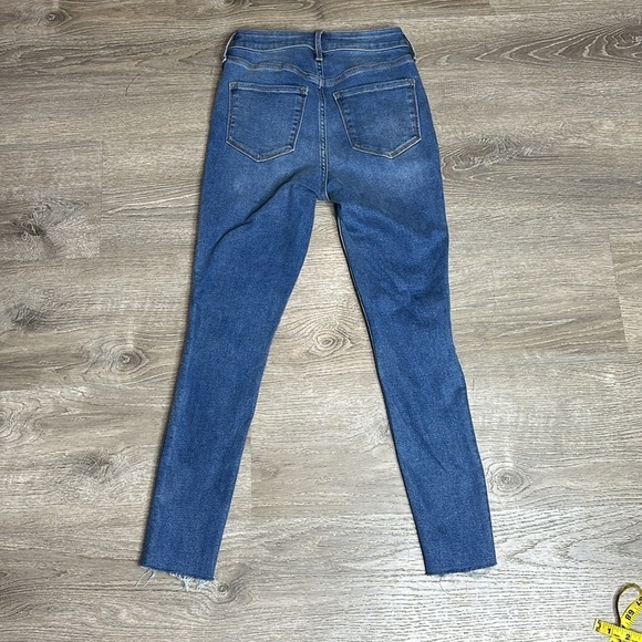 NEW Old Navy Rockstar Super Skinny 360 Stretch Extra High Rise Jeans Blue Sz 4 - Picture 6 of 11
